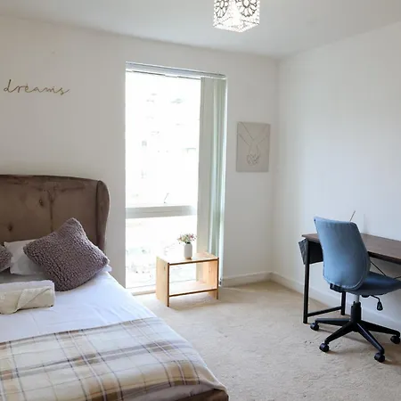 Apartamento Centrally Located 1br Near Edg Cricket, Of Bham, Priory Hospital & Cannon Hill Park Birmingam